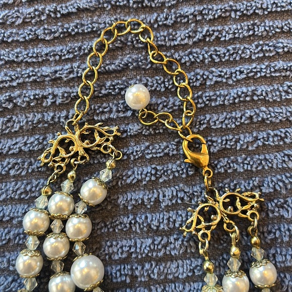 Vintage pearl and gold necklace - Picture 5 of 5
